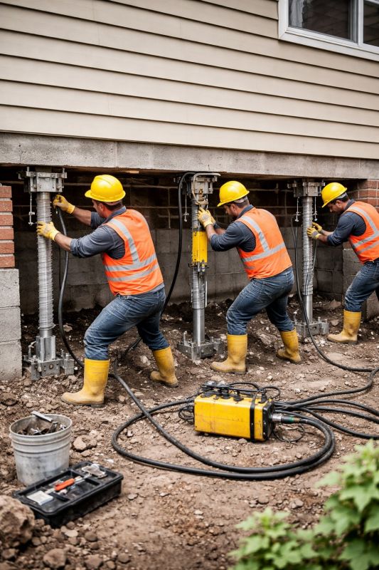 Foundation Stabilizing in Warrington, PA