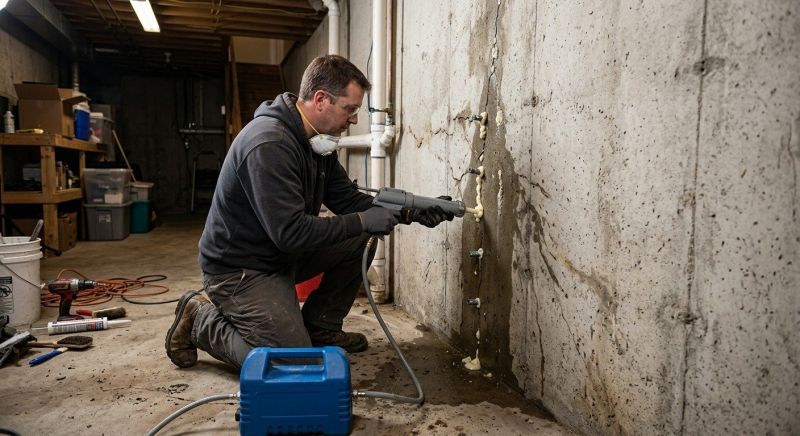 Basement Foundation Repair in Alburtis, PA