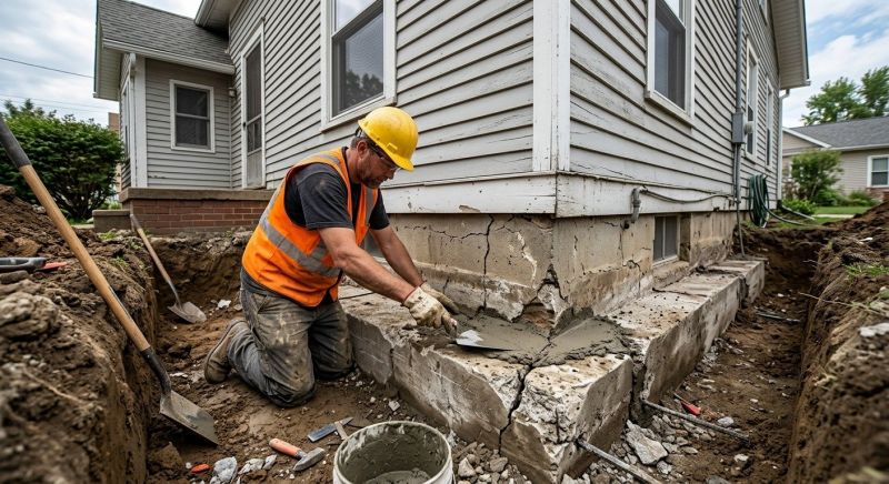 Building Foundation Repair in Center Valley, PA