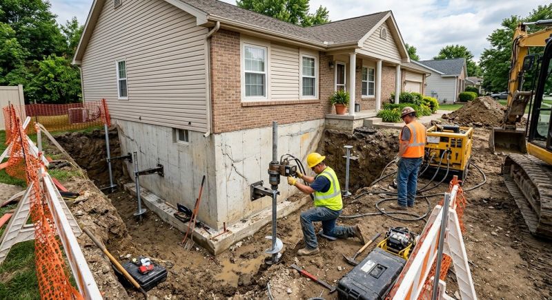 Building Foundation Repair in Gladwyne, PA