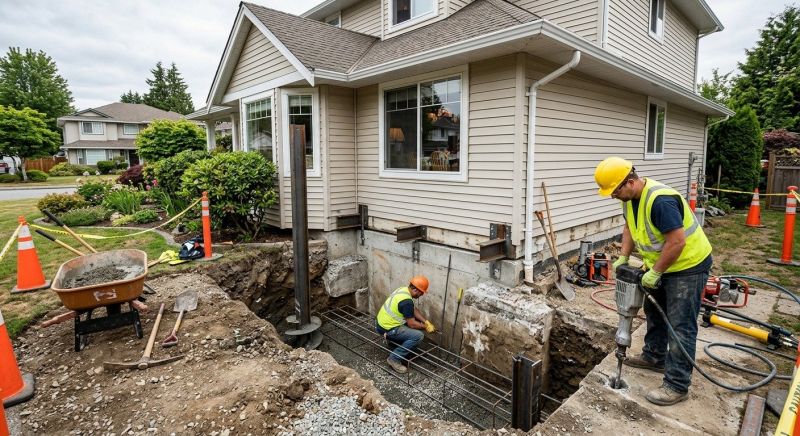 Building Foundation Repair in Ottsville, PA