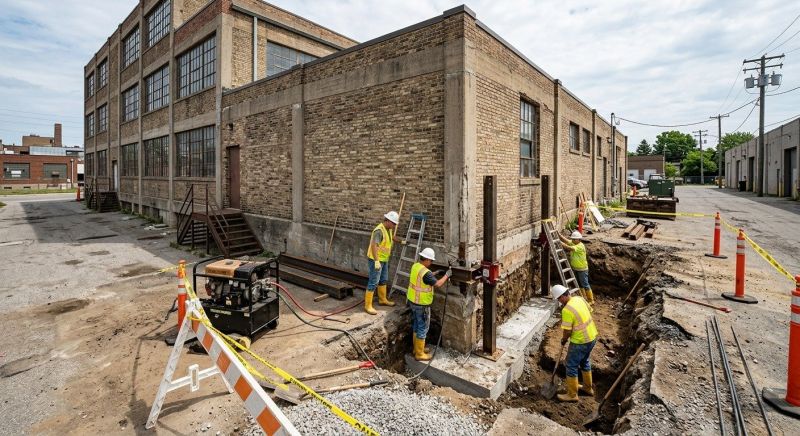 Building Foundation Repair in Pittstown, NJ