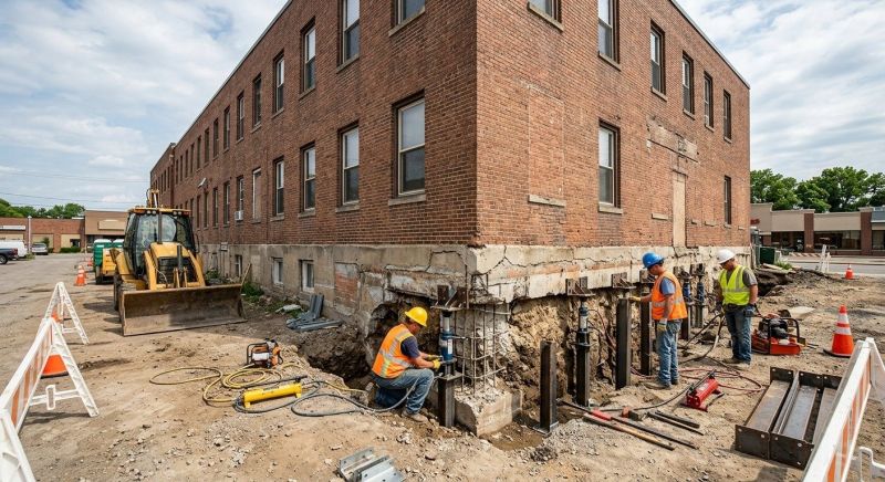 Commercial Foundation Repair in Perkasie, PA