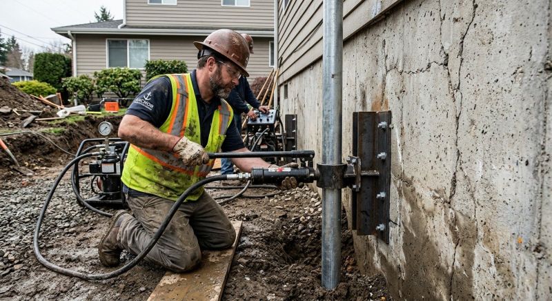 Concrete Foundation Leveling in Alburtis, PA