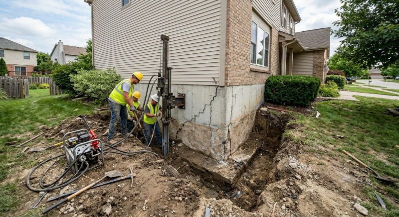 Concrete Foundation Repair in Glenside, PA