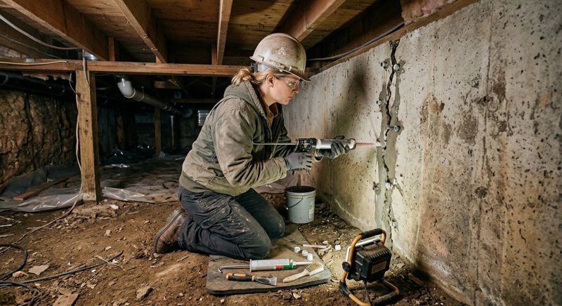 Concrete Foundation Repair in Pennsburg, PA