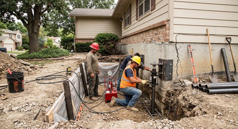 Cracked Foundation Repair in Lambertville, NJ