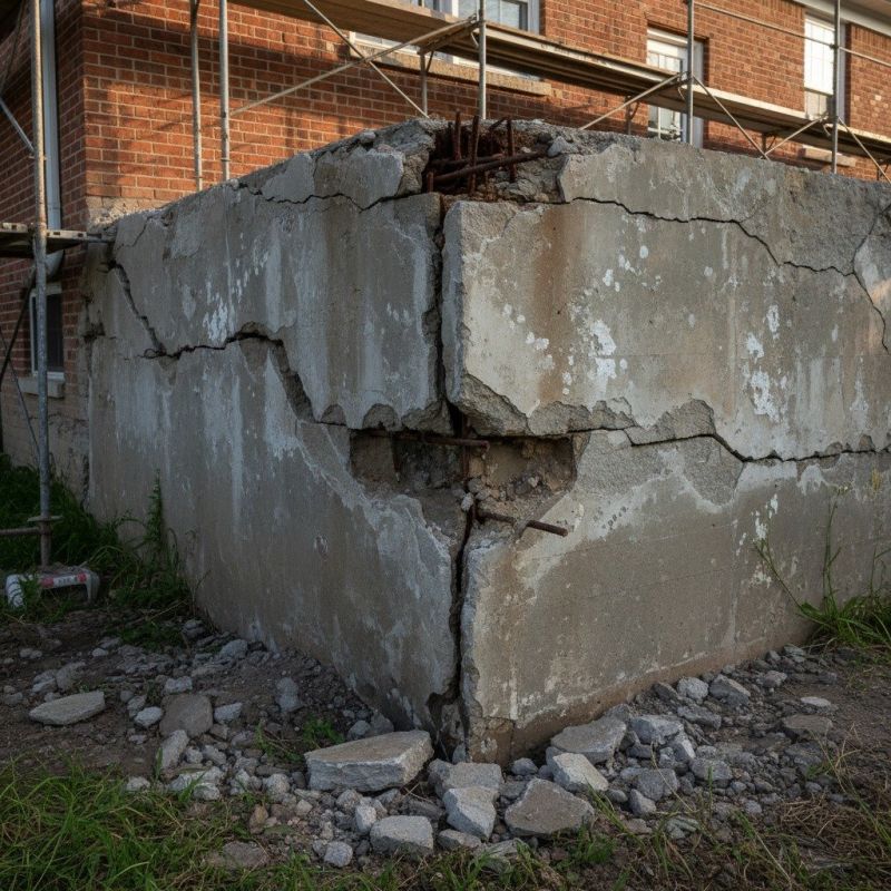 Cracked Foundation Repair in Upper Black Eddy, PA