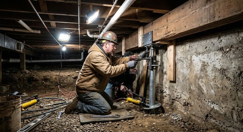 Crawlspace Foundation Repair in Devon, PA