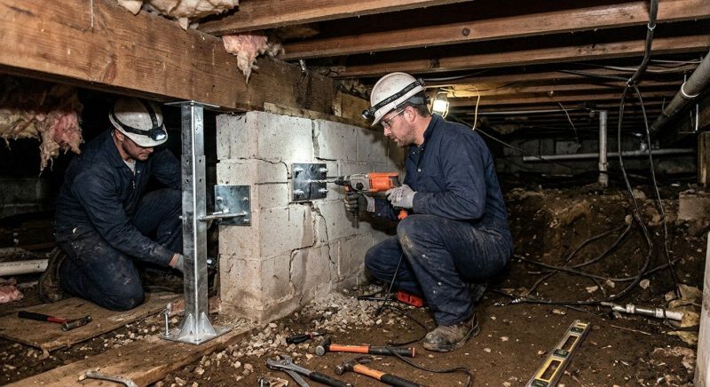 Crawlspace Foundation Repair in Perkasie, PA