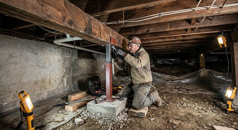 Crawlspace Foundation Repair in Royersford, PA