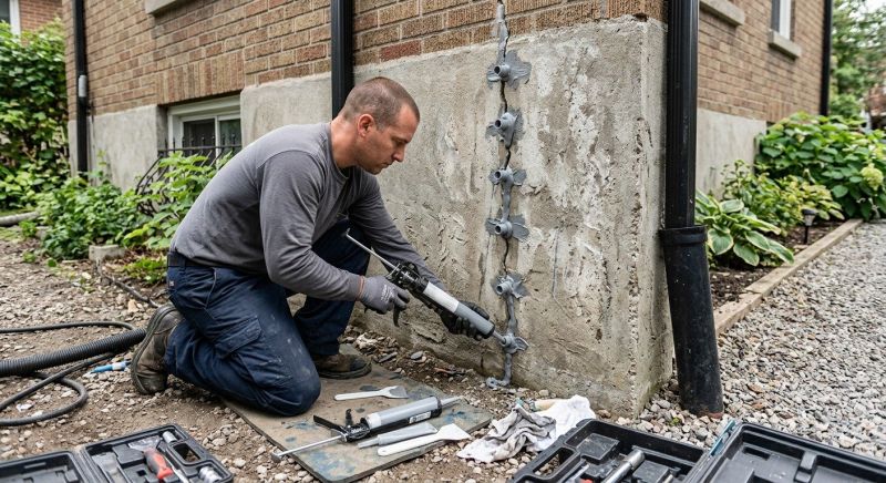 Foundation Crack Repair in Bethlehem, PA