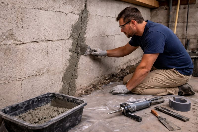 Foundation Crack Repair in Stewartsville, NJ