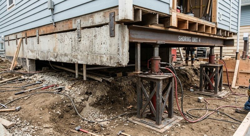 Foundation Jacking in Bryn Mawr, PA