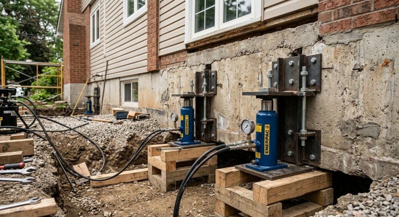 Foundation Jacking in Glenside, PA