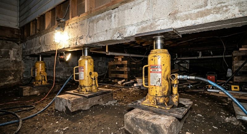 Foundation Jacking in New Hope, PA