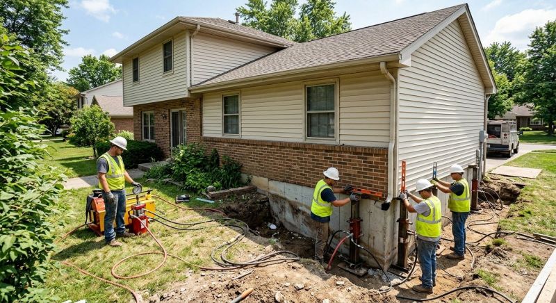 Foundation Jacking in New Hope, PA