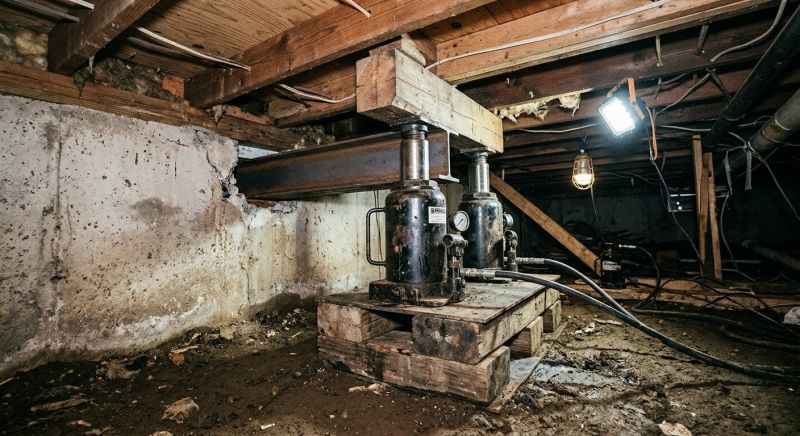 Foundation Jacking in Newtown, PA