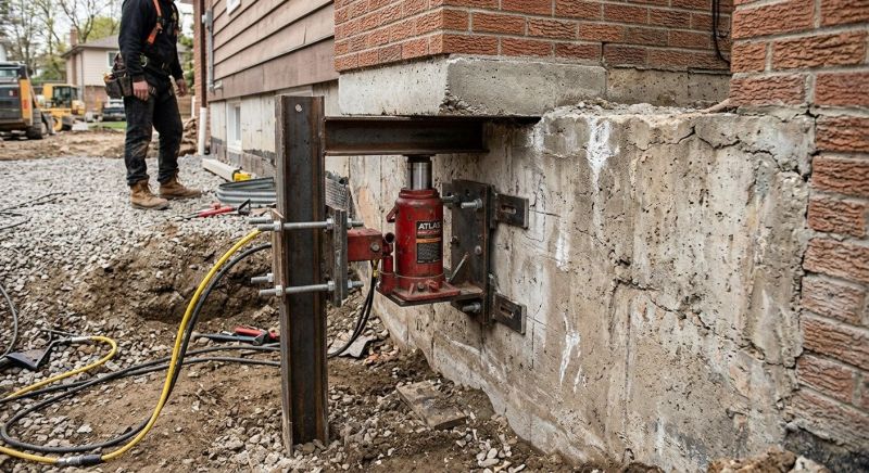 Foundation Jacking in Ottsville, PA