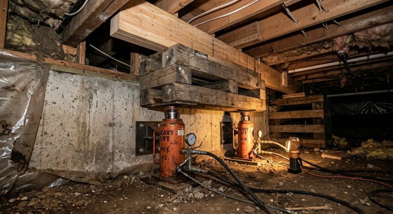 Foundation Jacking in Southampton, PA
