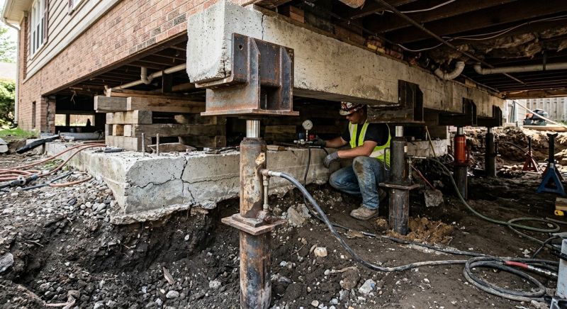Foundation Lifting in Coopersburg, PA