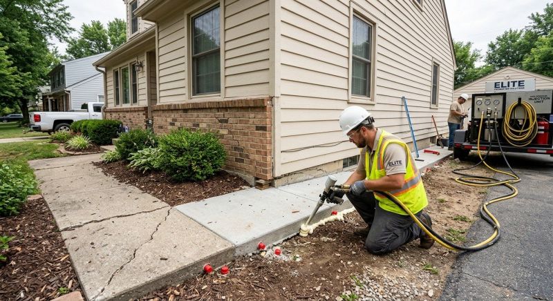 Foundation Lifting in Easton, PA