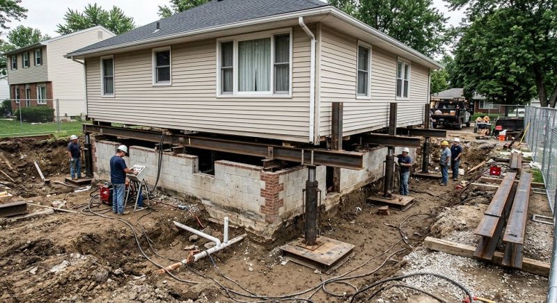 Foundation Lifting in Ringoes, NJ