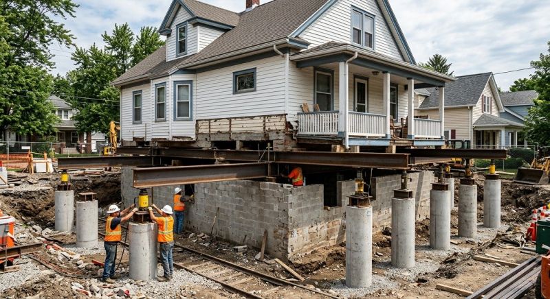 Foundation Raising in Upper Black Eddy, PA