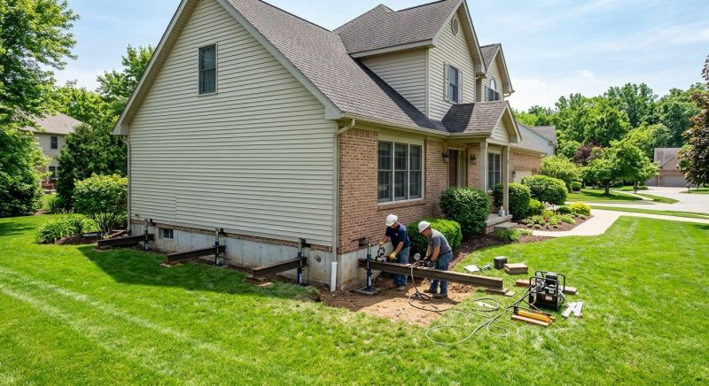 Foundation Releveling in Perkasie, PA