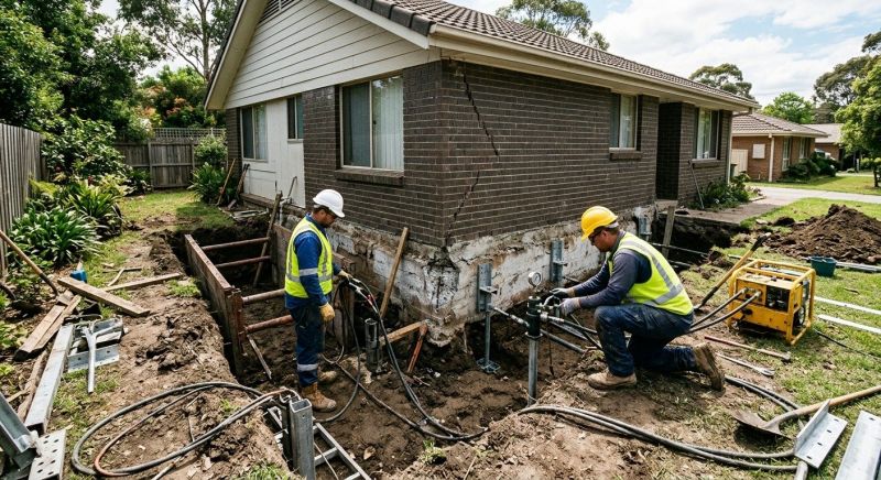 Foundation Stabilizing in Coopersburg, PA