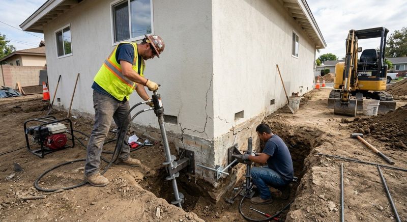 Foundation Stabilizing in Devon, PA