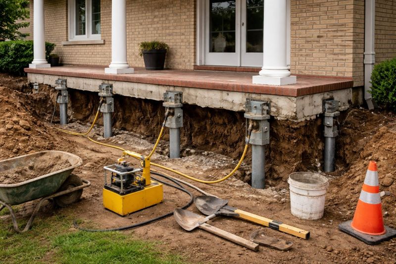 Foundation Stabilizing in Gilbertsville, PA