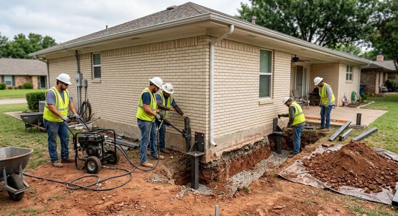 Foundation Stabilizing in Lansdale, PA