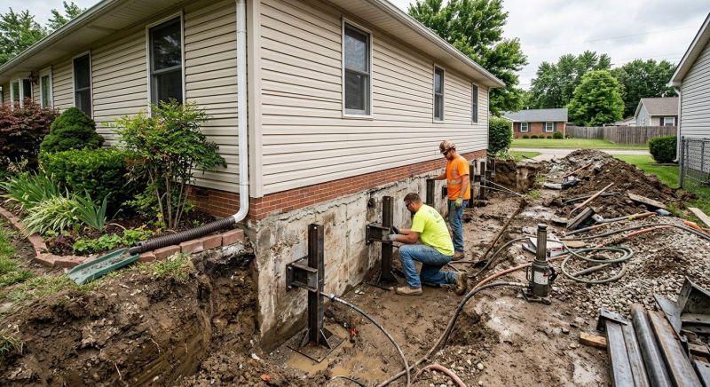 Foundation Stabilizing in Ottsville, PA