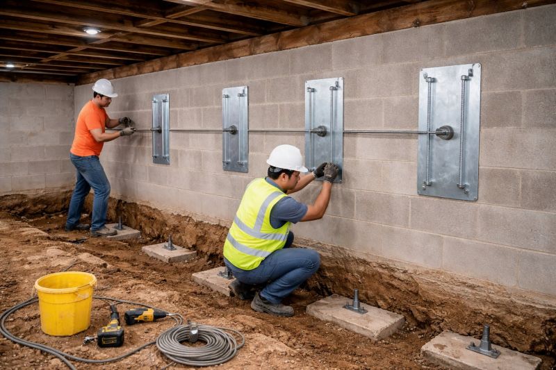 Foundation Stabilizing in Quakertown, PA