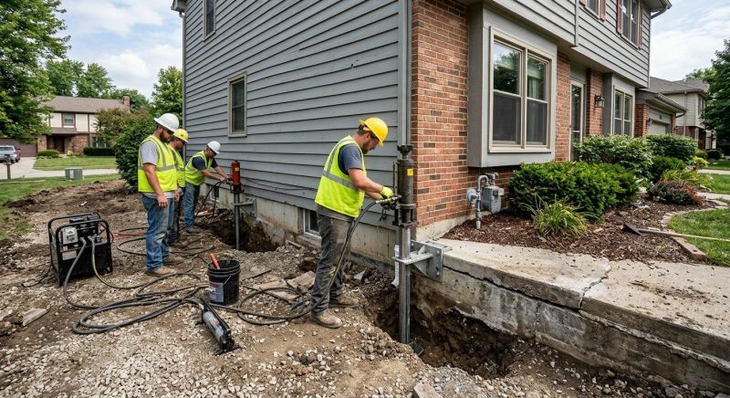 Foundation Stabilizing in Quakertown, PA