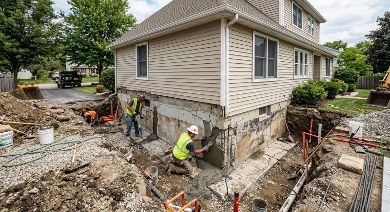Foundation Strengthening in Perkasie, PA