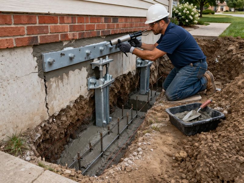 Foundation Structural Repair in Barto, PA