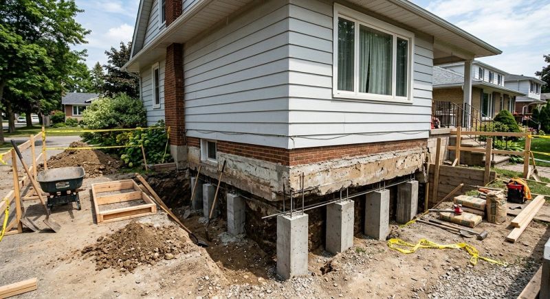 Foundation Underpinning in Perkasie, PA
