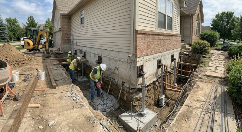Foundation Underpinning in Perkasie, PA