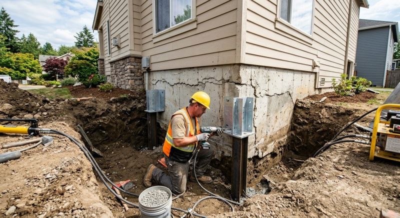 Home Foundation Repair in Bryn Mawr, PA