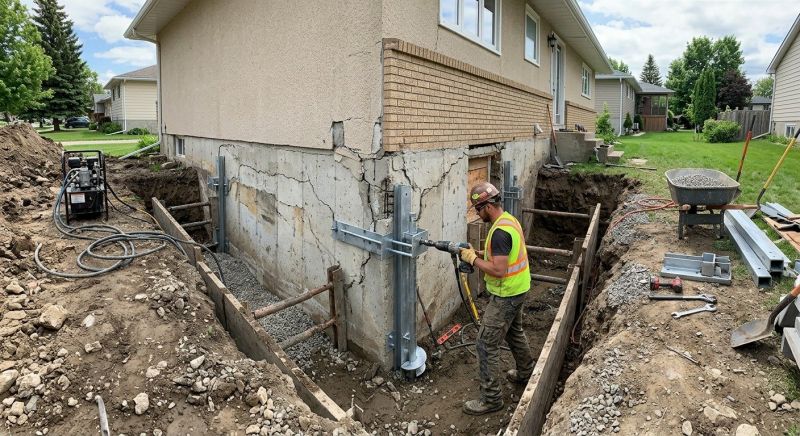 House Foundation Repair in Lansdale, PA