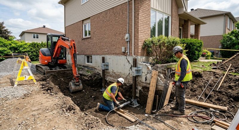 House Foundation Repair in Pottstown, PA