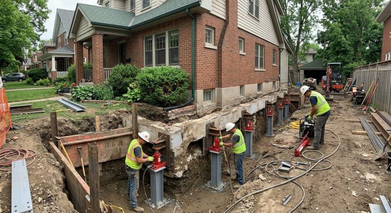 House Underpinning in Perkasie, PA