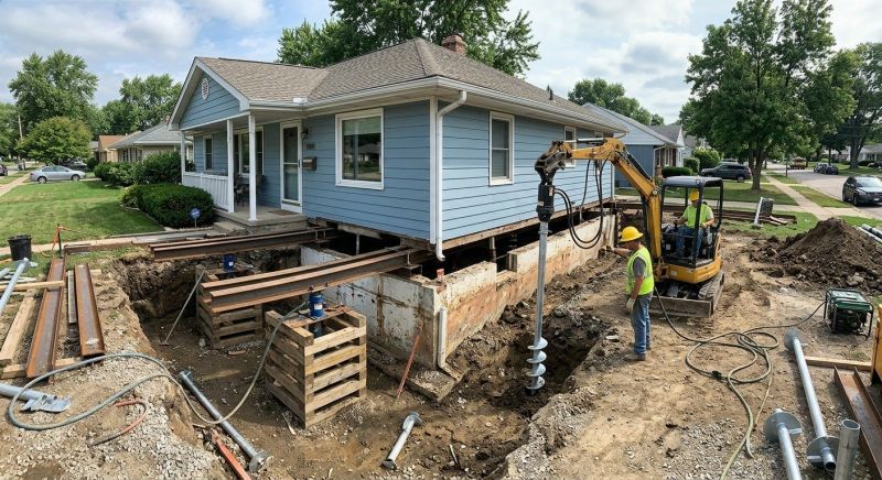 House Underpinning in Perkasie, PA