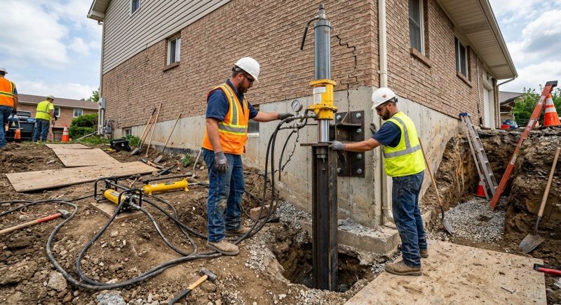 Settling Foundation Service in Bethlehem, PA