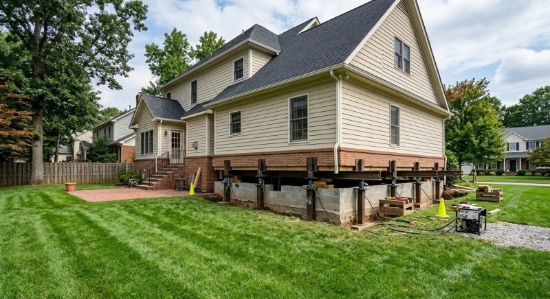 Settling Foundation Service in Center Valley, PA