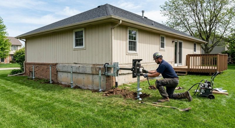 Settling Foundation Service in Coopersburg, PA