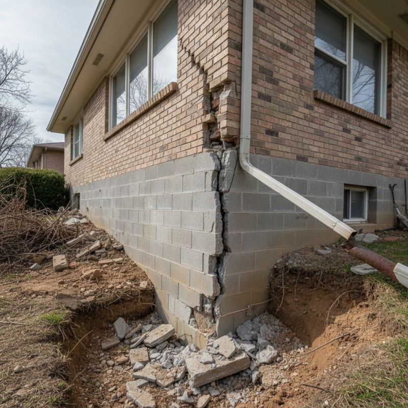 Settling Foundation Service in East Greenville, PA