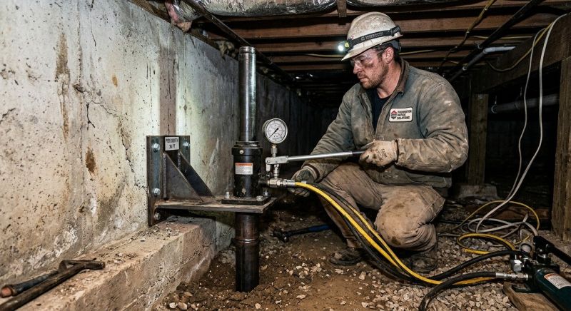 Settling Foundation Service in Hatfield, PA
